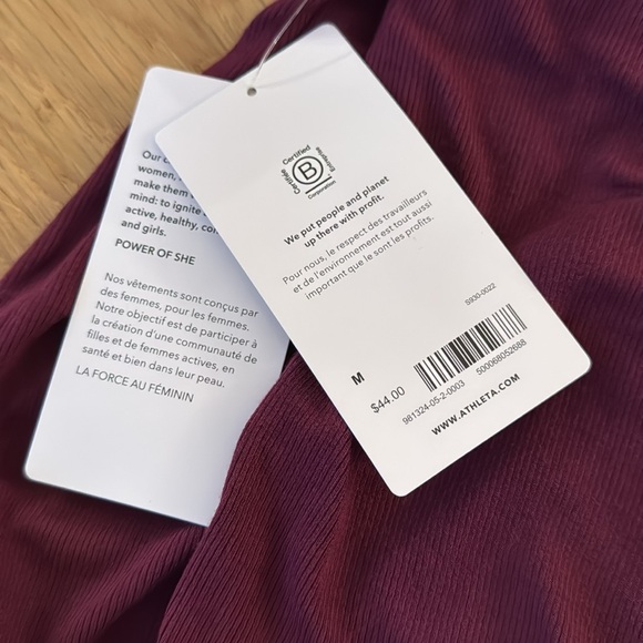 NWT Athleta Well Rested Rib Sleep Tank - Picture 6 of 6